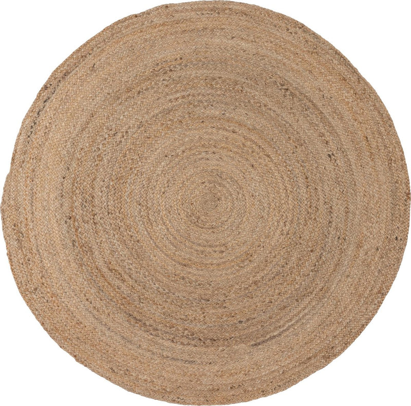 Tappeto Wood Ross - iuta - naturale - 1x150x150