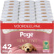 Page ® toiletpapier - sensitive wc papier - 42 rollen - met aloë vera extract - voordeelverpakking