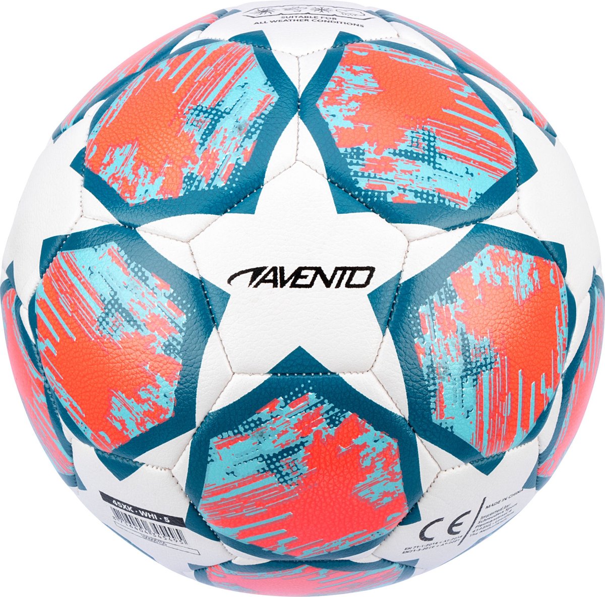 Pallone da calcio Avento - mago delle stelle - blu - misura 5 - ⌀ ca. 22cm