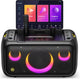 Set karaoke Ikarao per adulti - break x1 - 2 microfoni wireless - 800w - app karaoke gratuita 6 mesi - schermo HD - nero