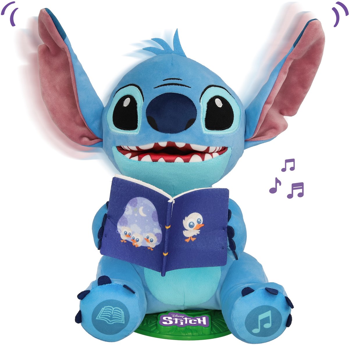 Imc Toys Disney Stitch Storyteller - nl en fr - peluche interattivo con luci, suoni e storie