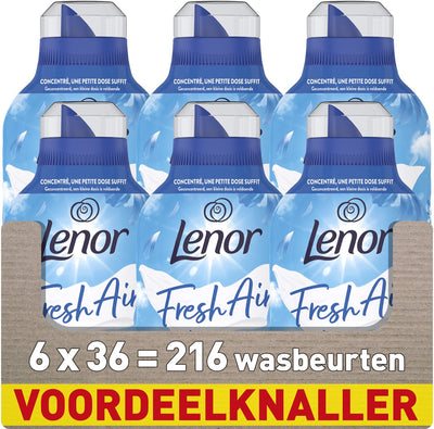 Lenor fresh air fabric softener - morning fresh - 6 x 36 washes