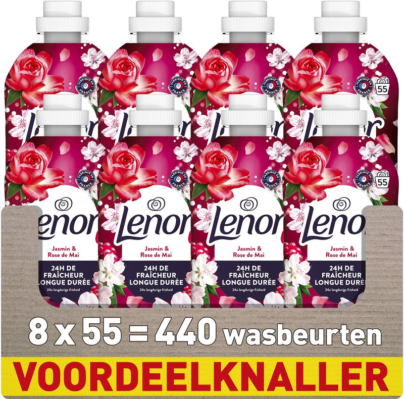 Ammorbidente Lenor - Jasmine Rose de Mai - 8 x 55 lavaggi