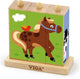 Vigatoys viga toys - stapelblok-puzzel - boerderijdieren