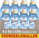 Ammorbidente Lenor Fresh Air - Brezza estiva in riva al mare - 8 x 50 lavaggi