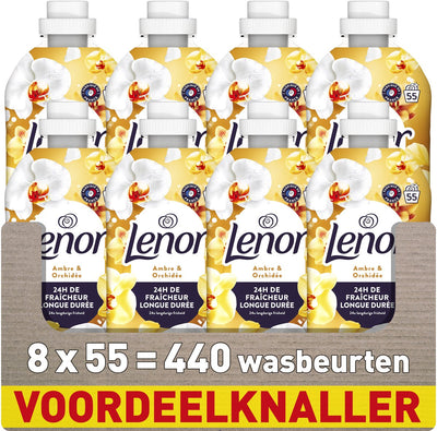 Ammorbidente Lenor - Orchidea Ambra - 8 x 55 lavaggi