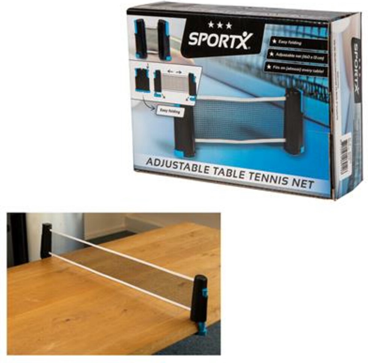 Neta de tenis de mesa Sportx Rolling