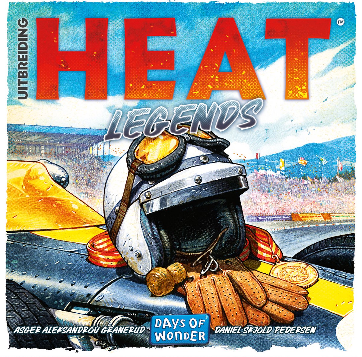 Days of Wonder Heat Legends - Espansione - Gioco da tavolo di corse - Piloti leggendari