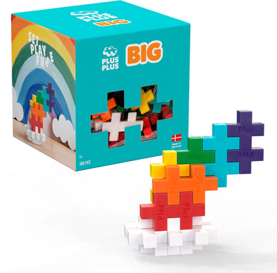 Plus plus plus-plus big mix arcobaleno 100 pz (4354)