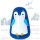 Goki Wooden Music Box Small Penguin Buona notte