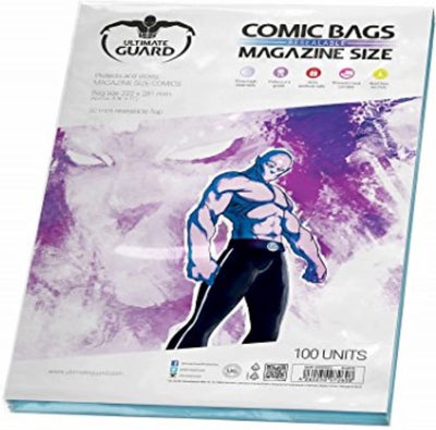 Bolsas de cómics Ultimate Guard resellables (100) - tamaño revista