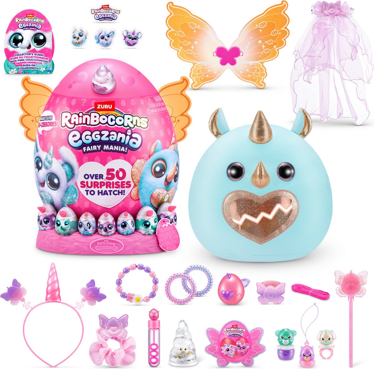 Rainbocorns eggzania fairy mania - neushoorn van zuru