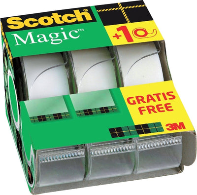 Nastro adesivo Scotch magic 810 19mmx7,5m opaco 2+1 disp