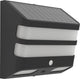 Lampada da parete solare da esterno Eglo stiappa - energia solare - LED - 20 cm - bianco e nero
