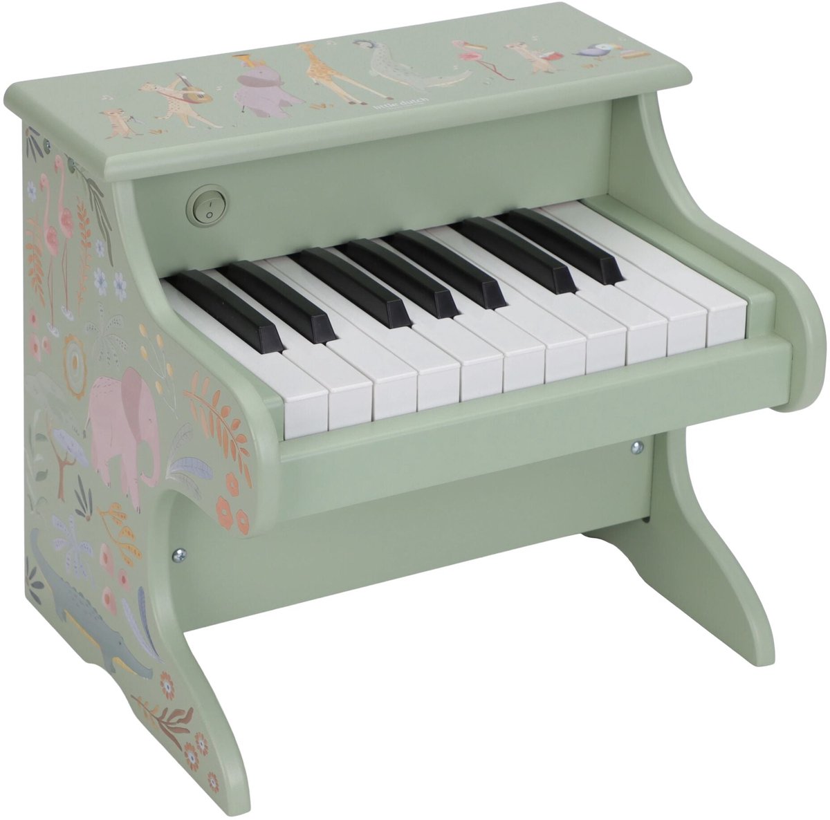 Piccolo pianoforte safari olandese in legno verde