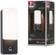 Paulmann apparecchio da parete a LED da esterno Bonnie rilevatore di movimento crepuscolare (IR) IP44 93x263 mm 3000K 8,5W 560LM 230V alluminio antracite