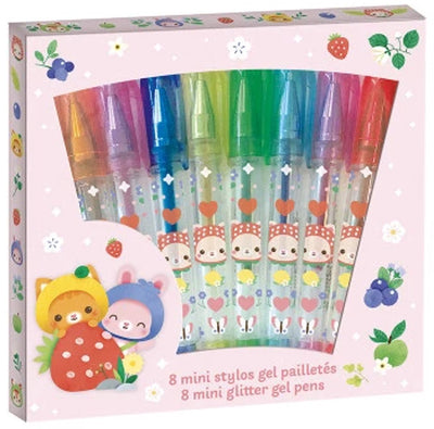 Janod - Papeterie - 8 mini penne glitterate