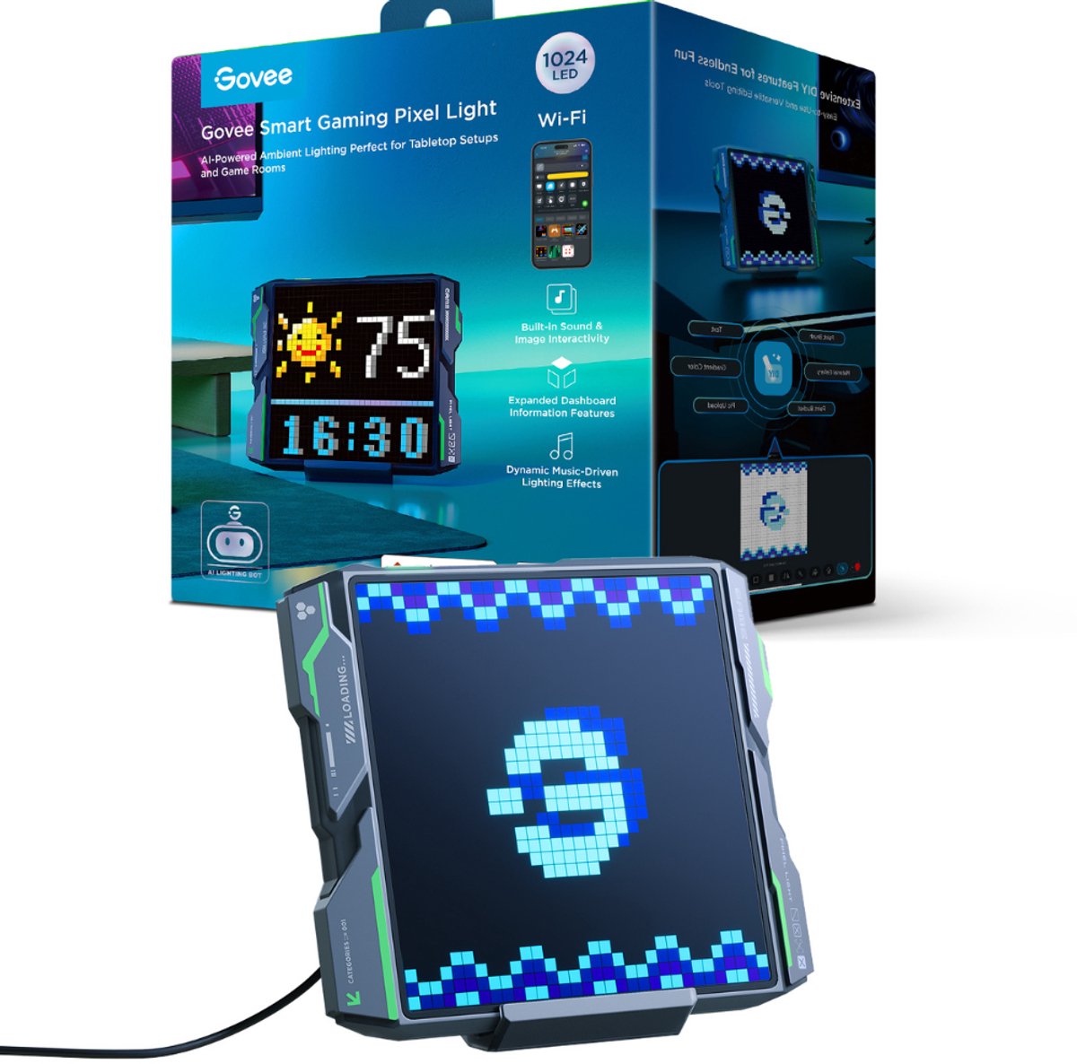 Govee pixel light matter ai pixel display - gaming pixel art