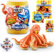 Robo vivo sorpresa del monstruo marino profundo (pulpo)
