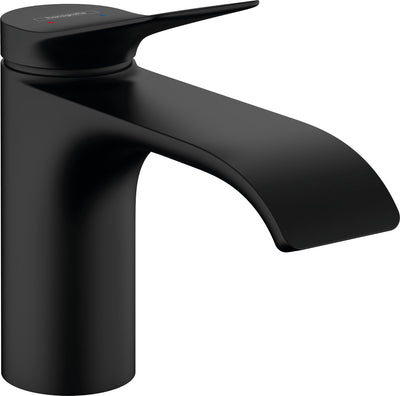 Hansgrohe vivenis ééngreeps wastafelmengkraan 80 ééngreeps wastafelmengkraan 80 zonder afvoer mat zwart