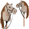 Playwood hobby horse with halter for hobby horsing