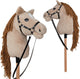 Playwood hobby horse with halter for hobby horsing