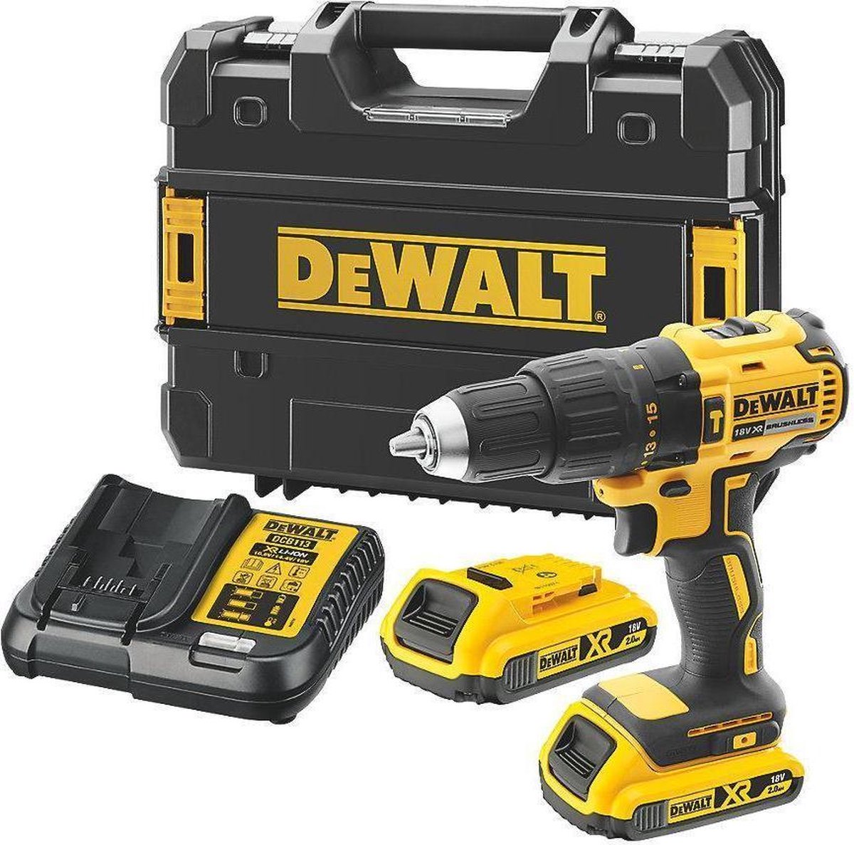 Trapano a percussione a batteria Dewalt dcd778d2t | Ioni di litio 18v 2.0ah - dcd778d2t