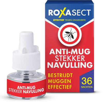 Tappo antizanzare ricarica Roxasect - confezione di ricarica tappo antizanzare - protezione 36 notti - 1 pezzo