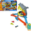 Set da gioco Hot Wheels City Shark Beach e macchinina in metallo
