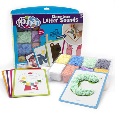 Risorse didattiche playfoam® set di suoni per imparare la forma delle lettere - 3+