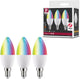 Paulmann Standard 230 V Smart Home ZigBee 3.0 Vela LED E14 3x470LM 3x5W RGBW+ Regulable Mate