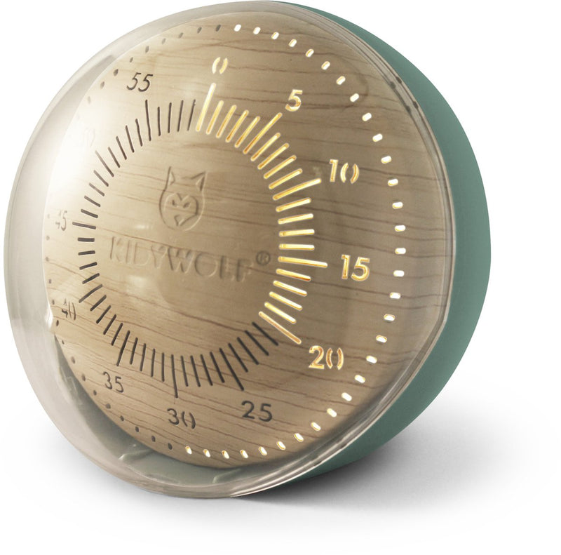Kidywolf kidytimer timer per bambini – orologio educativo con 8 preimpostazioni, display dell'ora a LED, segnale acustico, incoraggia l'indipendenza, 4+