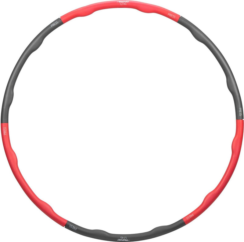 Avento hula hoop 100 cm espuma rojo negro
