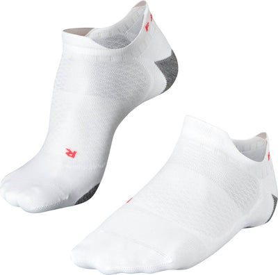 Falke ru5 race calze da corsa invisibili in materiale funzionale antivesciche da donna bianche - taglia 39-40