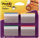 Post-it ® indice forte - per cartelle sospese - blu, verde, rosso, giallo