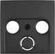 Placa central Berker s1 - radio TV sat - antracita