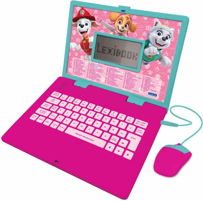 Lexibook Paw Patrol per ragazze, laptop educativo bilingue con 124 attività (e il)