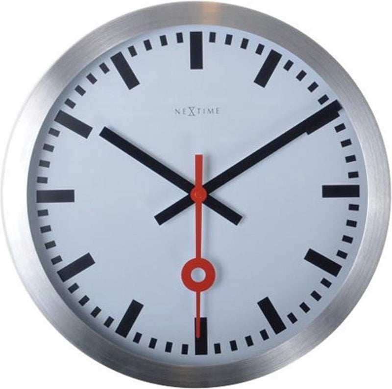 Nextime Nextime NE-3999st Slimitali da parete. 35 cm, alluminio spazzolato, #039;