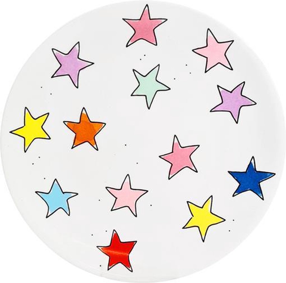 Piatto Amsterdam biondo - stella - ø 18 cm