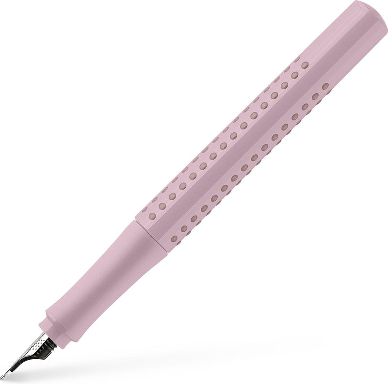 Pluma estilográfica Faber-Castell - grip 2010 harmonía - punta f - sombras de rosa - fc-140826