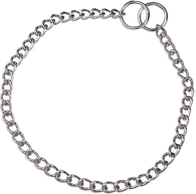 Collare per cani Hs Sprenger argento 2,5 mm ritorto a sinistra (50 cm)