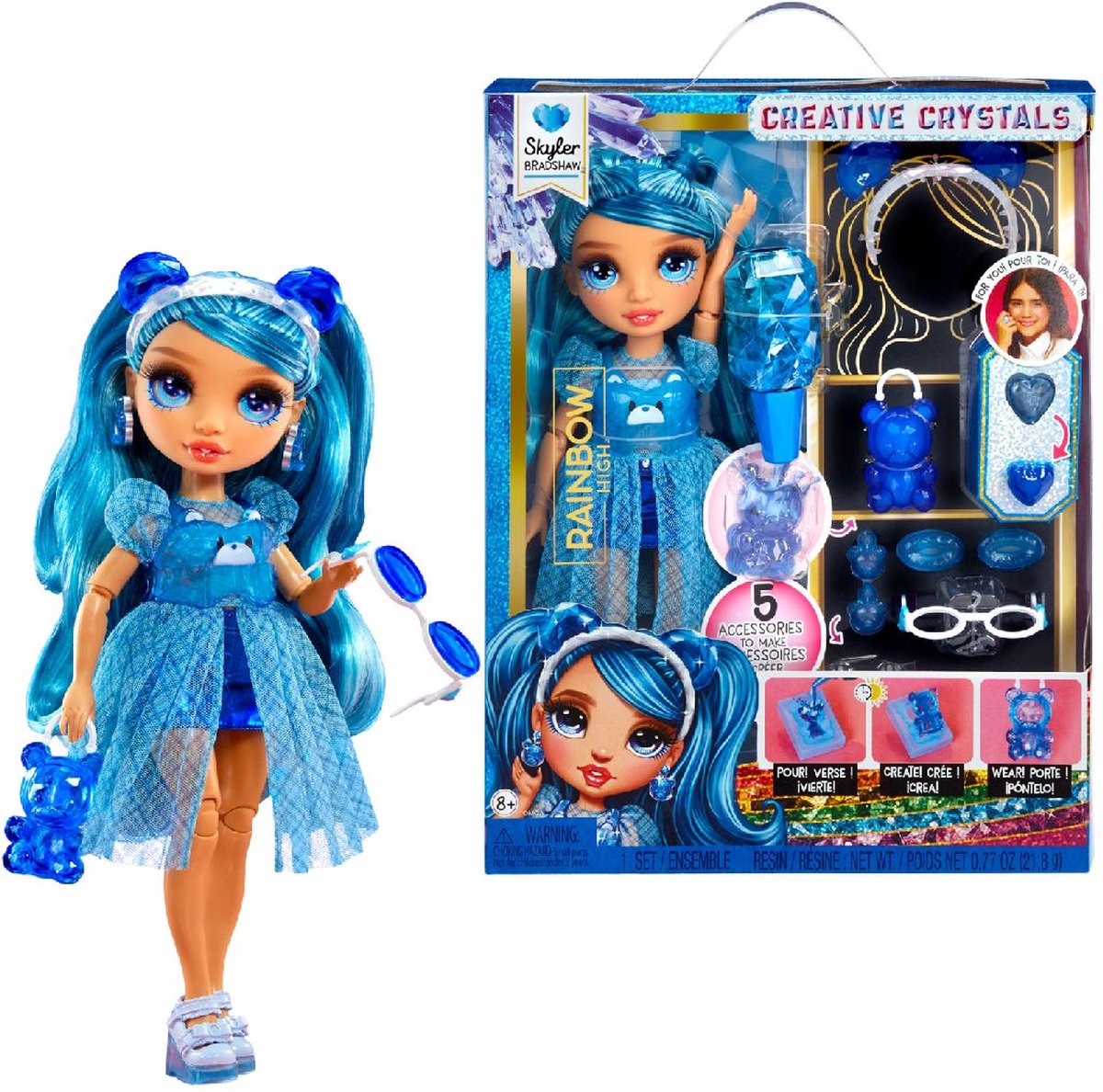 MGA Entertainment Rainbow High Crystal Fashion Pop - Skyler