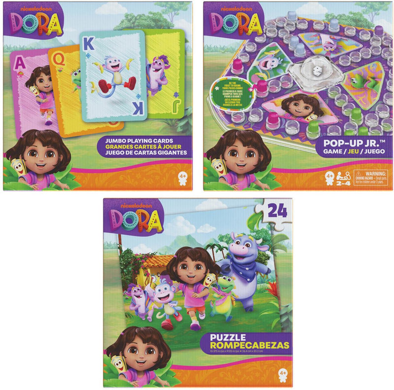 Gioco popup del pacchetto puzzle di Dora Games, gioco di carte, puzzle