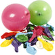 Creativ company balloons, round, d 23 cm, various colors, 100 pieces 1 box