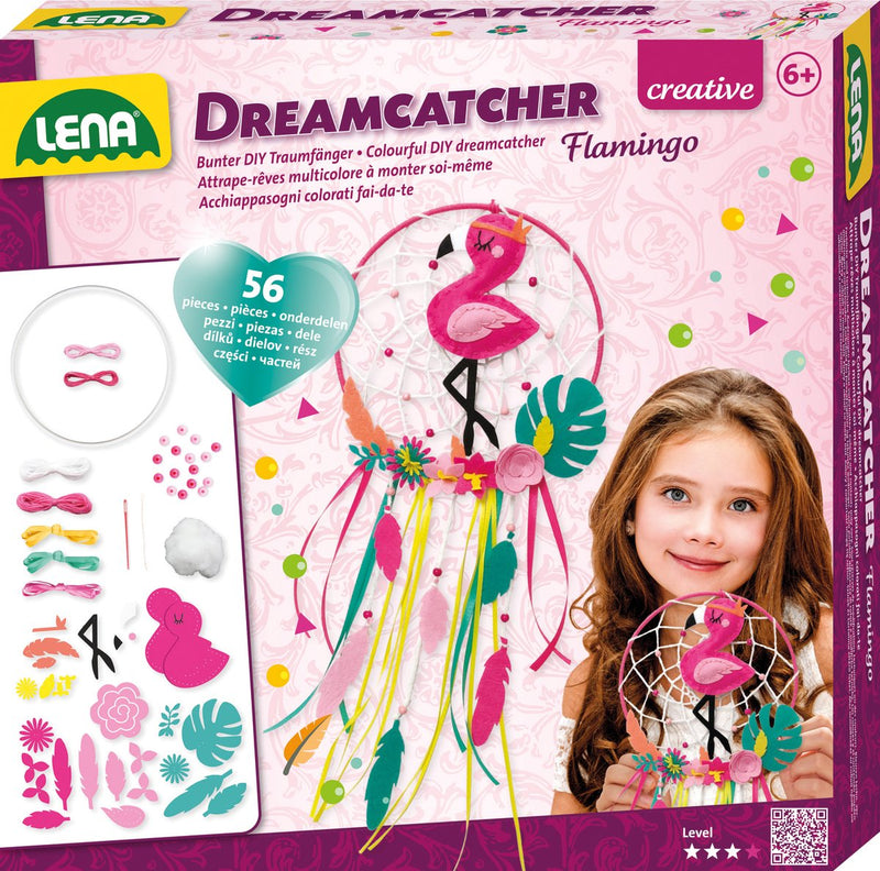 Lena atrapasueños flamenco
