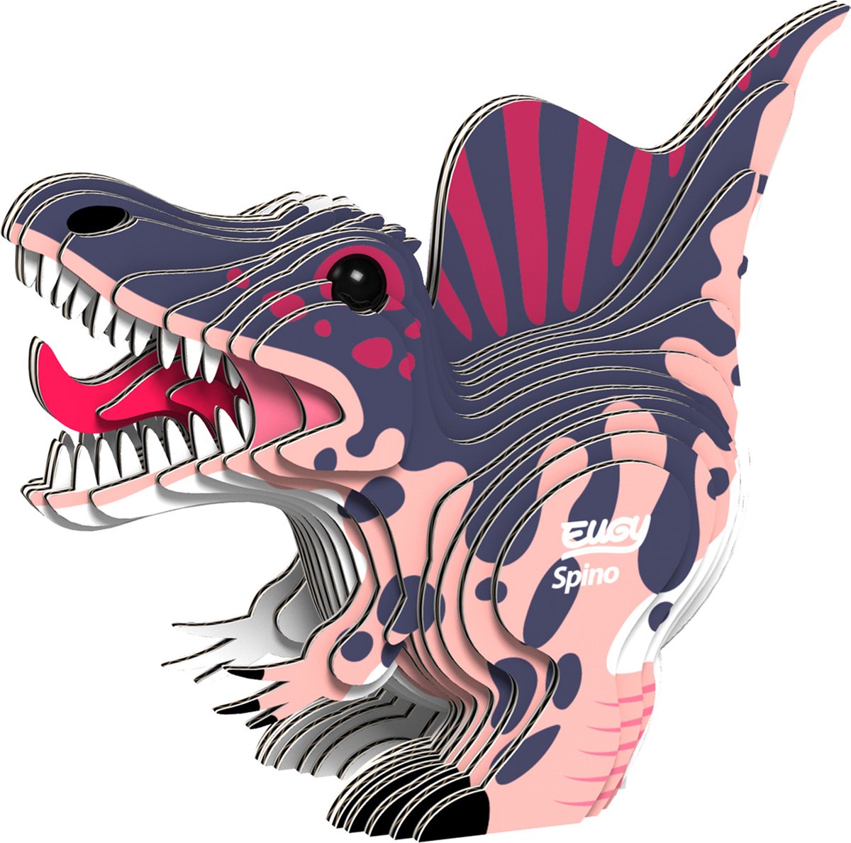 Eugy 3d puzzel - spinosaurus - prehistorie - duurzaam - verzamel ze allemaal - 6 jaar