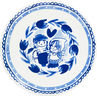 Amsterdam blond, delft blond, tulip breakfast plate 22cm