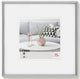 Walther galeria - cornice in plastica - misura foto 30x30 cm - argento