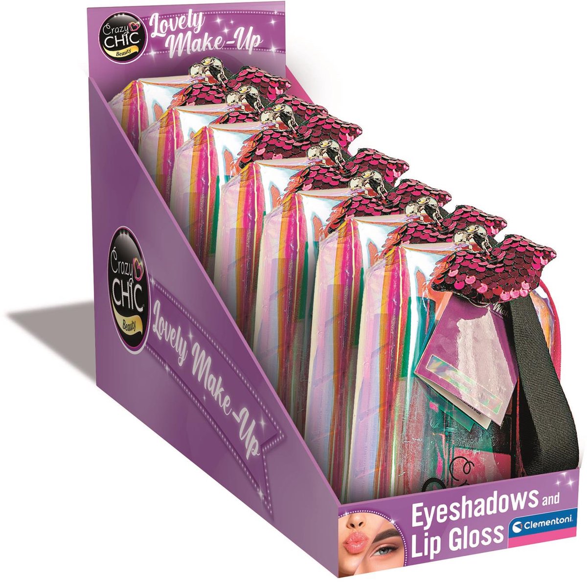 Clementoni Crazy Chic Make-Up Borse Lip con trucco