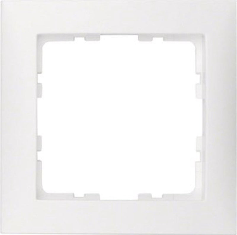 Marco de cubierta simple para mostrador LED - blanco - abedul